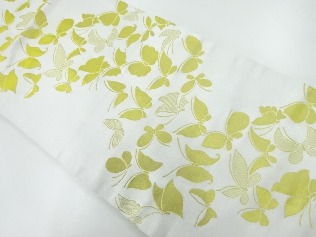 蝶模様織出し踊り帯